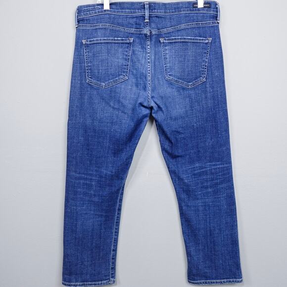 Citizens of Humanity Emerson Slim Boyfriend Jeans Sz 32 Crusade Wash Blue Denim - Picture 11 of 16
